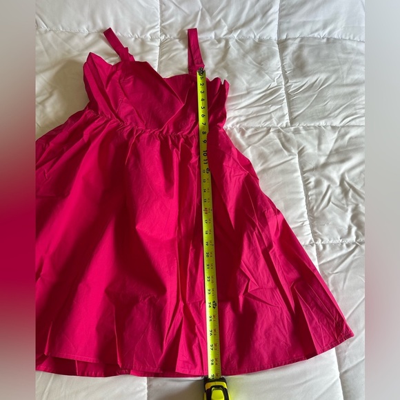 NEW PRIV NONNIE POPLIN COCKTAIL DRESS IN PINK SZ XL - Picture 8 of 8